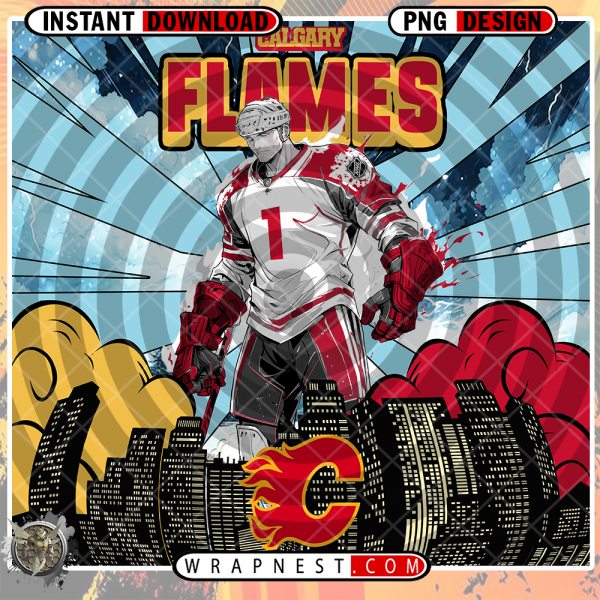 FLAMES COMIC BOOK STYLE WRAP