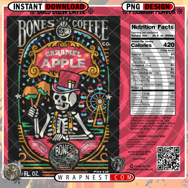 CARAMEL APPLE BONES COFFEE