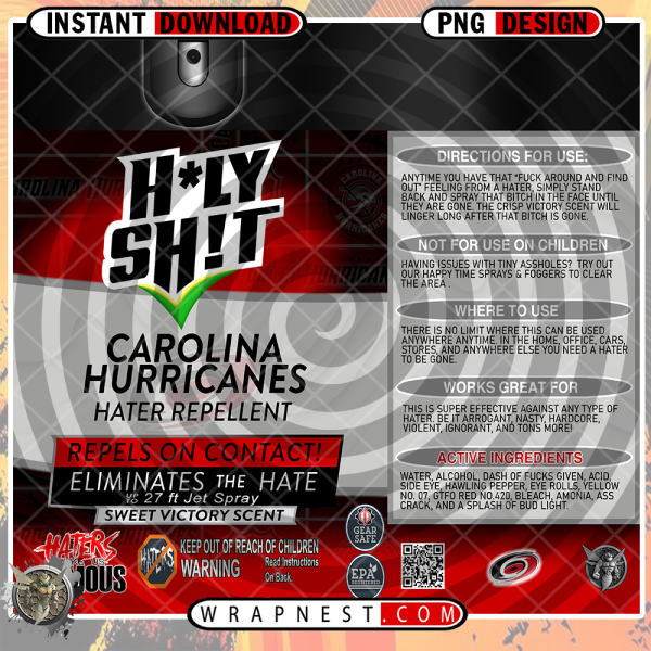 HURRICANES HOLY SHIT WRAP