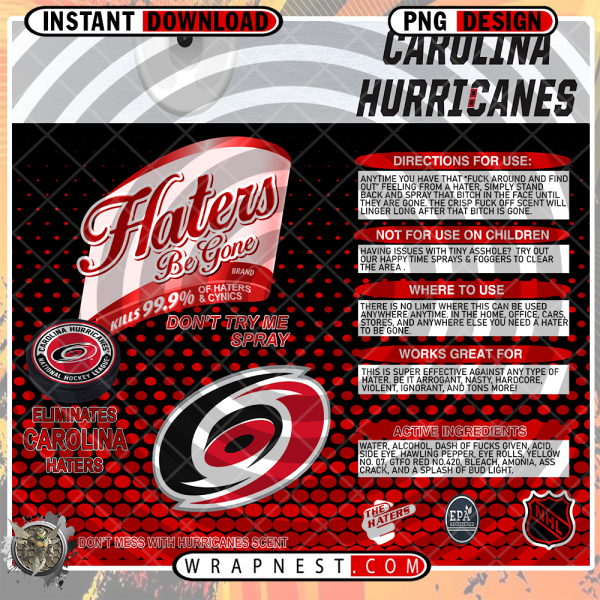 HURRICANES HATERS BE GONE WRAP