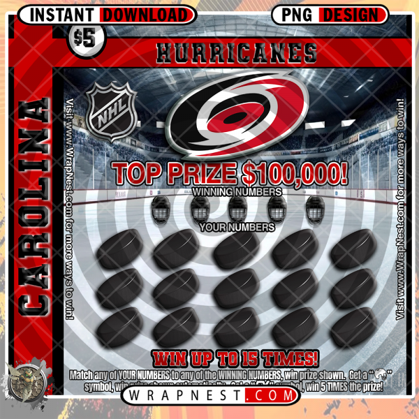 HURRICANES SCRATCH OFF WRAP