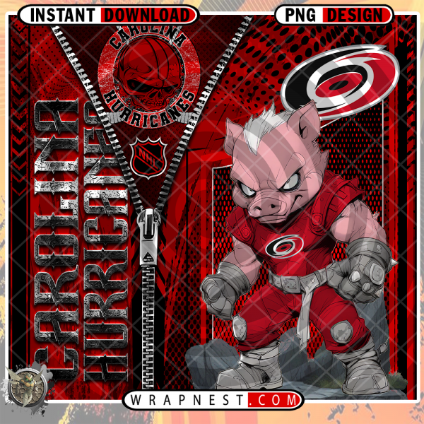 HURRICANES ZIPPER MASCOT