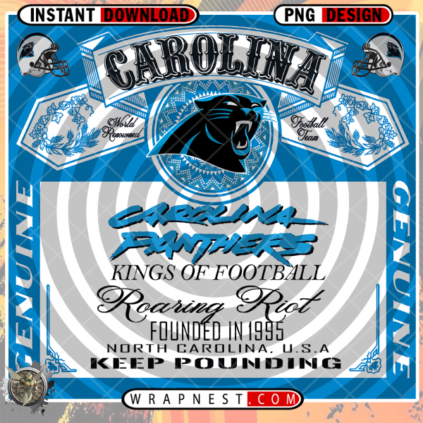 CAROLINA PANTHERS BUD WRAP v1