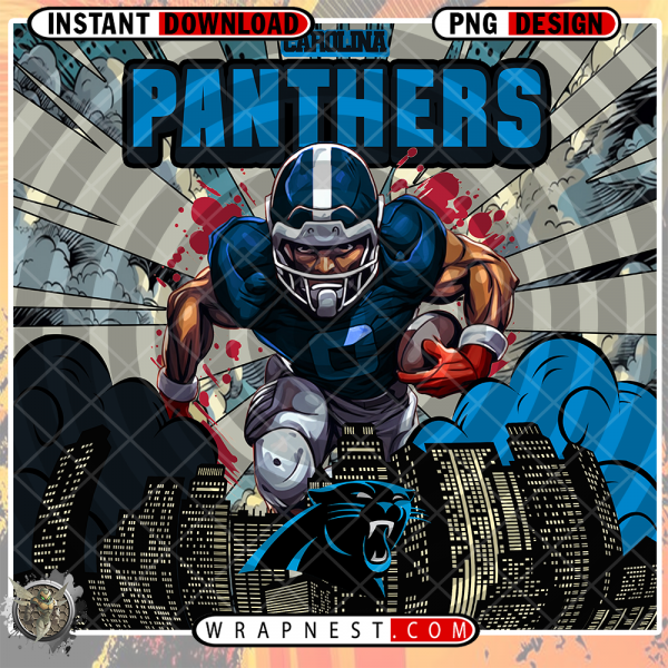 PANTHERS COMIC BOOK STYLE WRAP