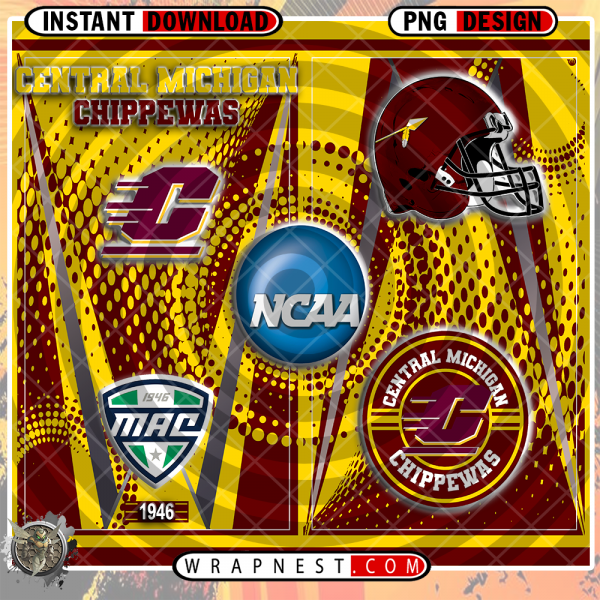 CENTRAL MICHIGAN TEAM LOGO WRAP