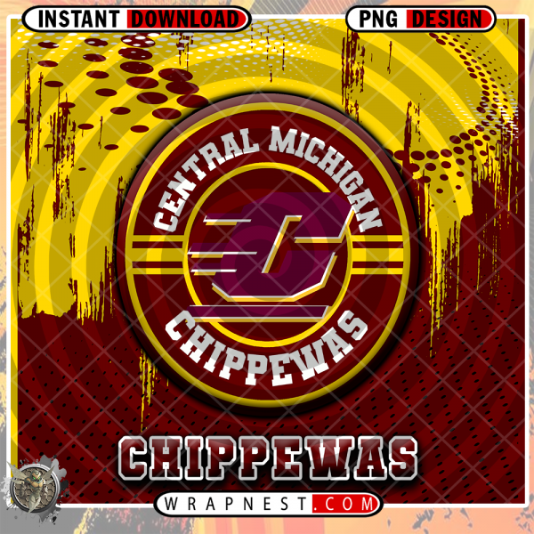 CENTRAL MICHIGAN DOT LOGO WRAP