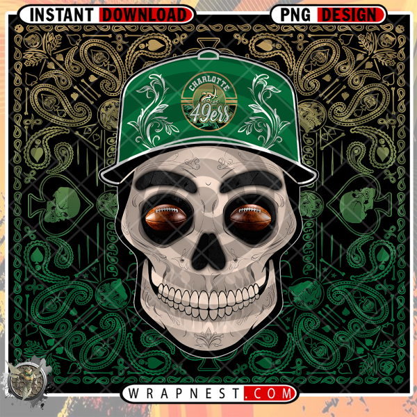 CHARLOTTE SKULL HANDKERCHIEF WRAP