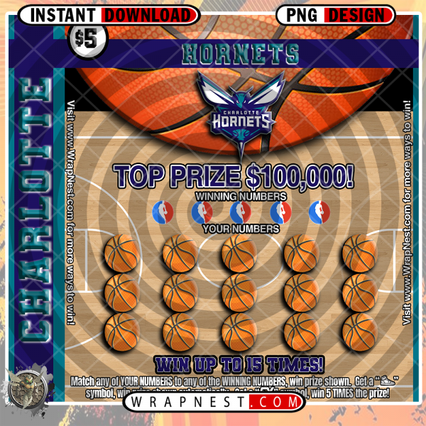 HORNETS SCRATCH OFF WRAP
