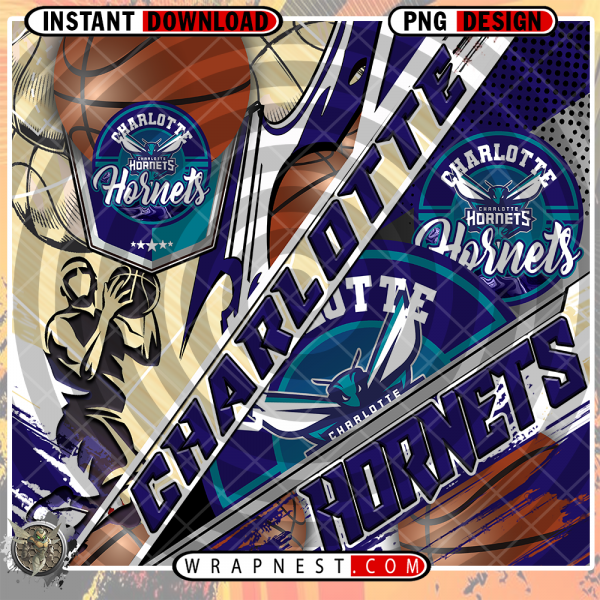 HORNETS SILHOUETTE WRAP