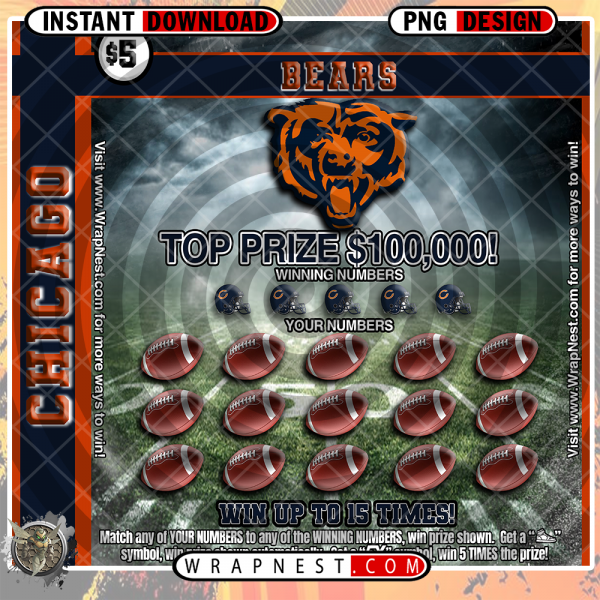 BEARS SCRATCH OFF WRAP