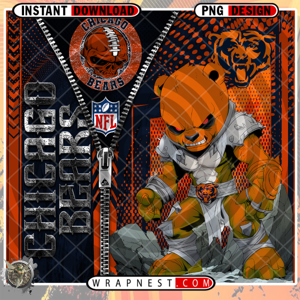 BEARS ZIPPER MASCOT