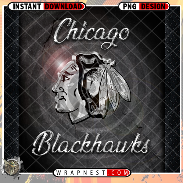 BLACKHAWKS CHROME WRAP