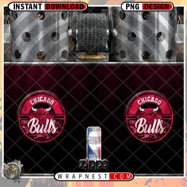 BULLS ZIPPO WRAP