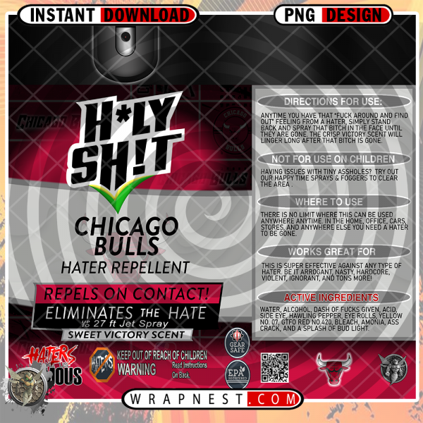 BULLS HOLY SHIT WRAP