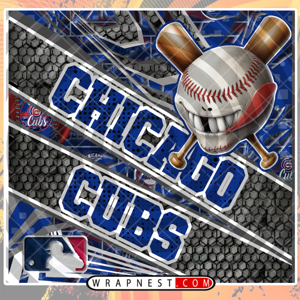 CUBS ANGRY BASEBALL WRAP