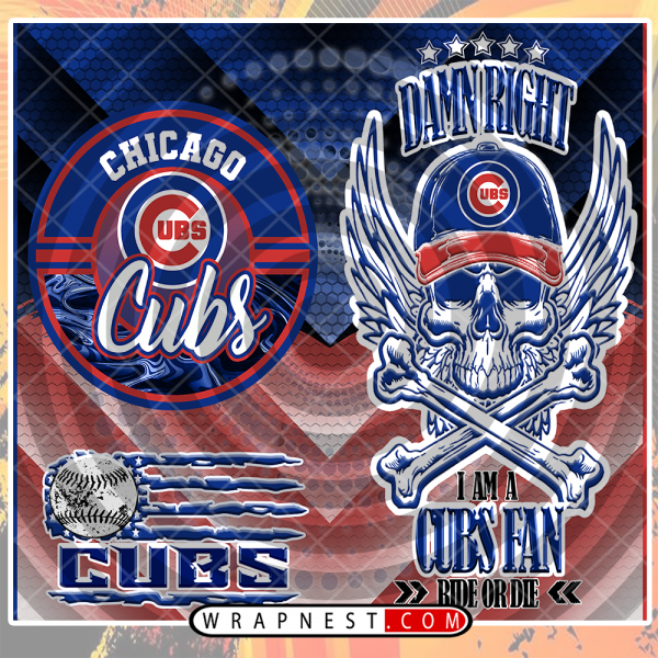 CUBS SKULL WRAP