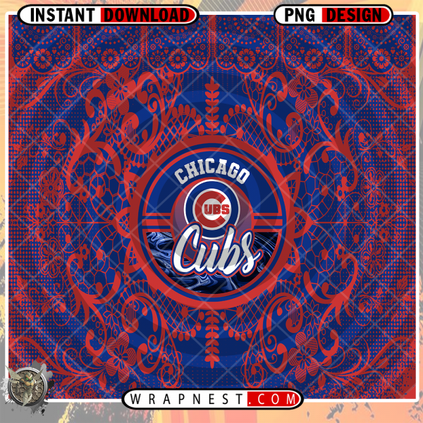 CUBS LACE & LOGO WRAP