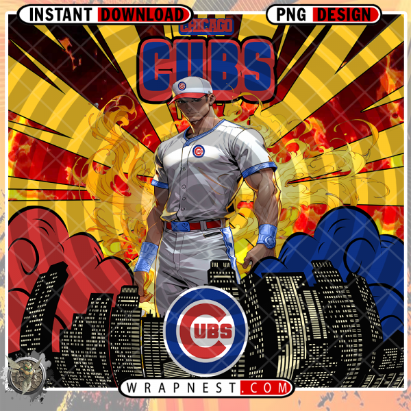 CUBS COMIC BOOK STYLE WRAP
