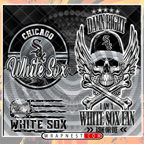 WHITE SOX SKULL WRAP