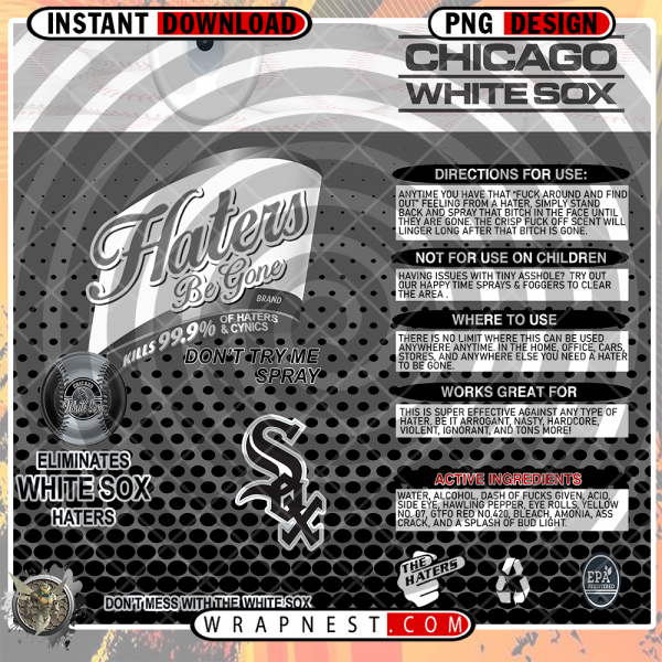 WHITE SOX HATERS BE GONE WRAP