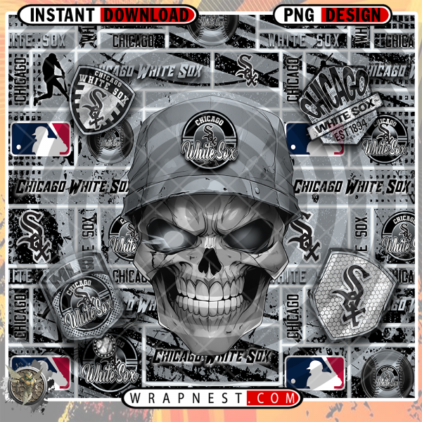 WHITE SOX SKULL WRAP