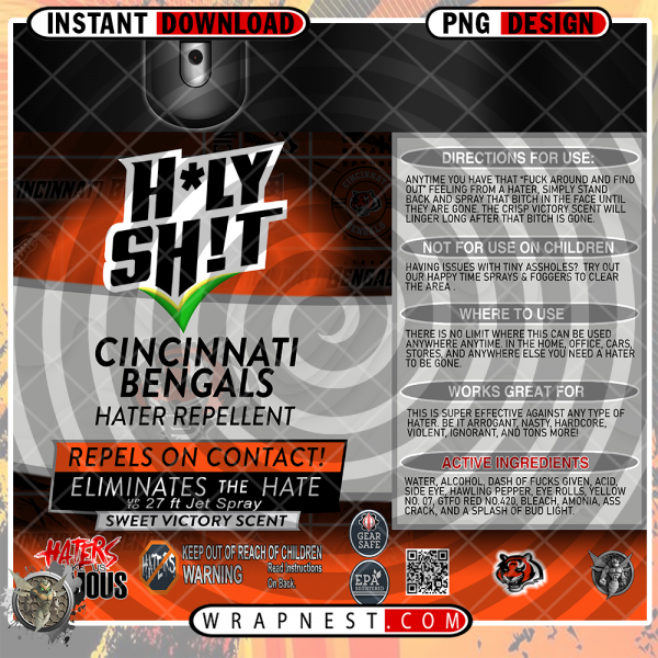 BENGALS HOLY SHIT WRAP