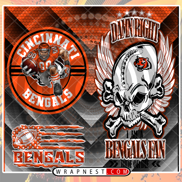 BENGALS SKULL WRAP