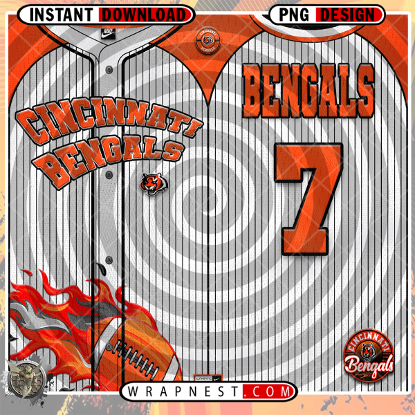 BENGALS TEAM BUTTON-UP WRAP