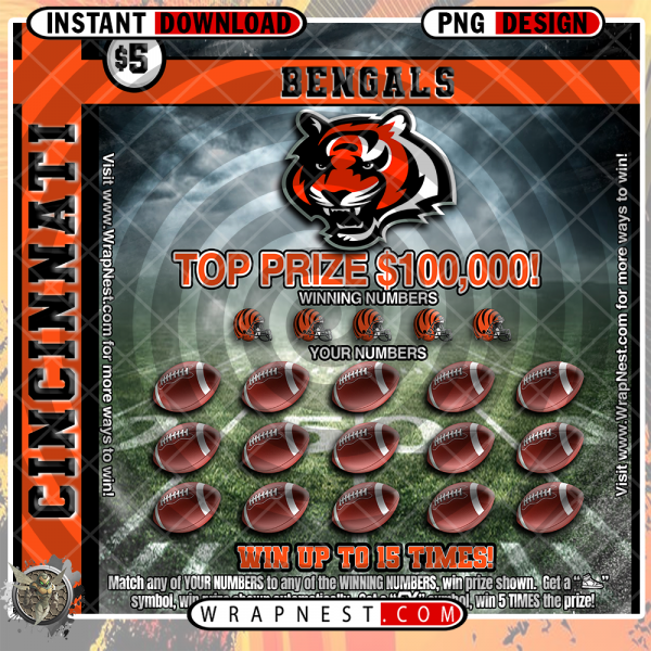 BENGALS SCRATCH OFF WRAP