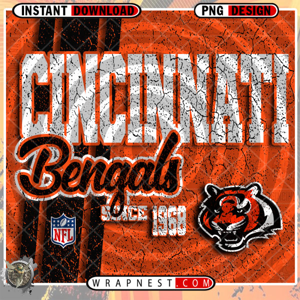 BENGALS GRUNGE v2 WRAP