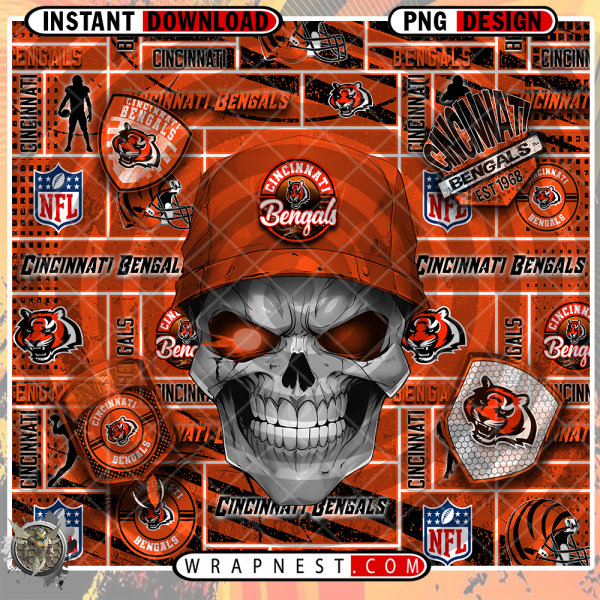 BENGALS SKULL WRAP