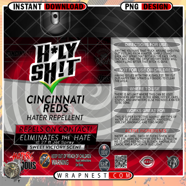 REDS HOLY SHIT WRAP