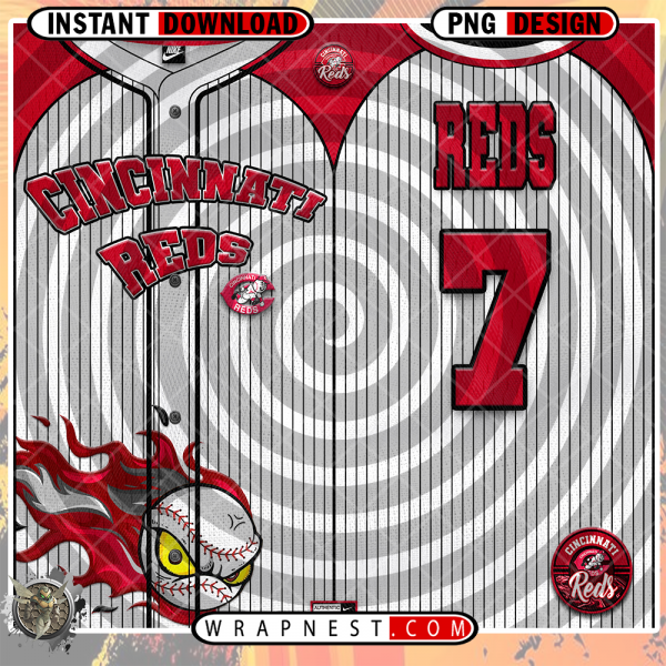 REDS TEAM BUTTON-UP WRAP