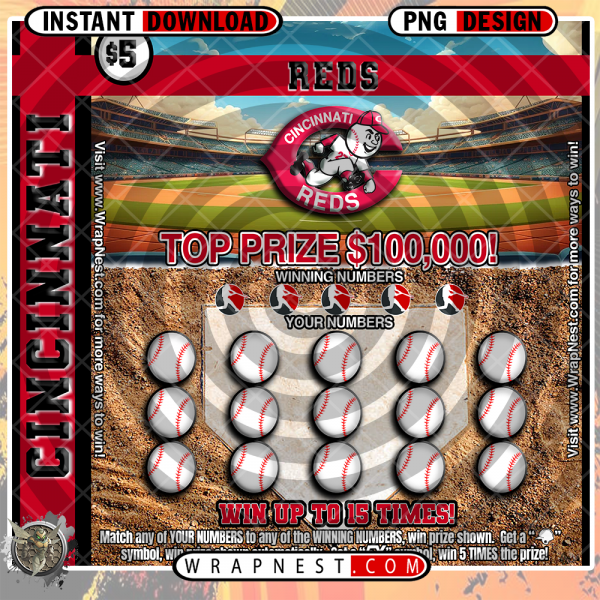 REDS SCRATCH OFF WRAP