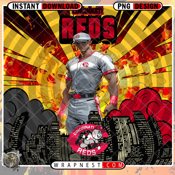 REDS COMIC BOOK STYLE WRAP