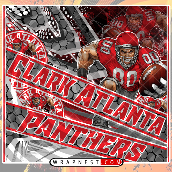 CLARK ATLANTA FATHEAD v2 WRAP
