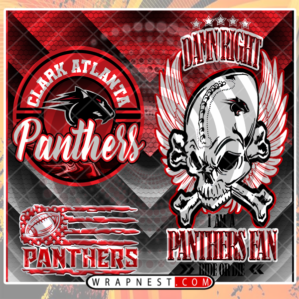 CLARK ATLANTA SKULL WRAP