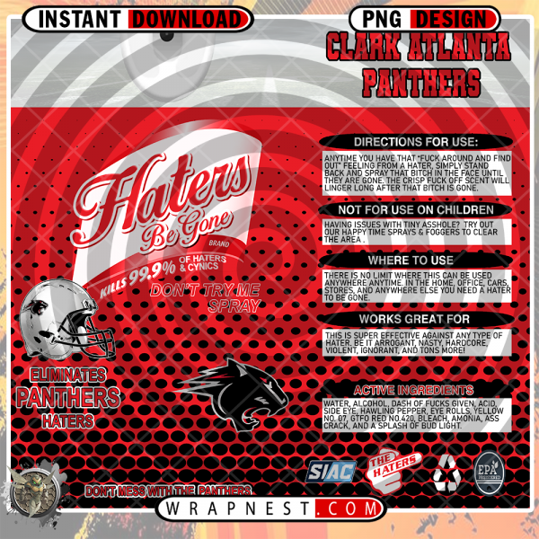 CLARK ATLANTA HATERS BE GONE WRAP