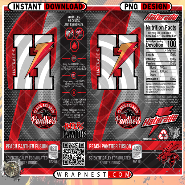 CLARK ATLANTA HATERADE WRAP