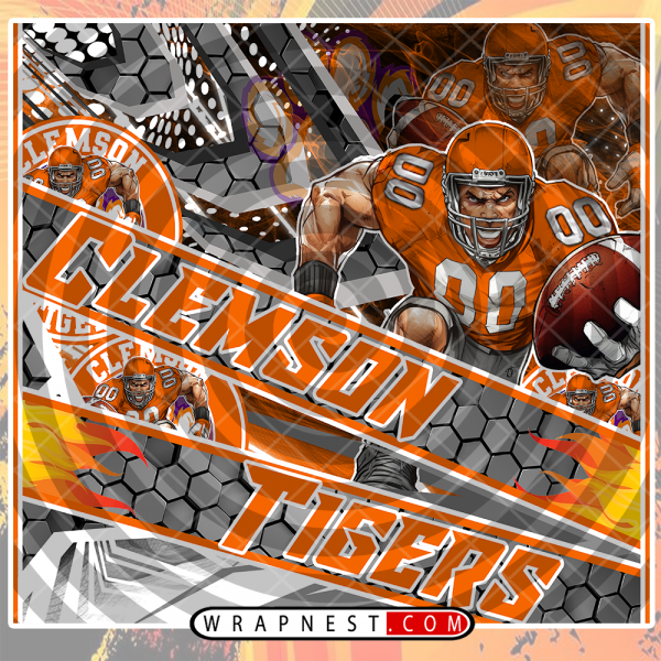 CLEMSON FATHEAD v2 WRAP
