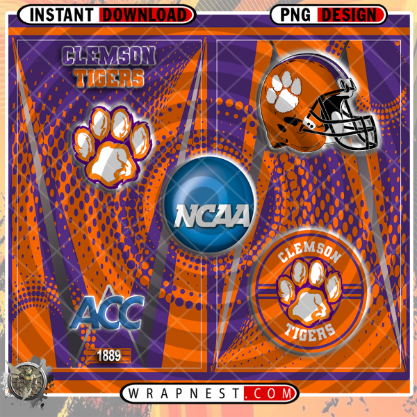 CLEMSON TEAM LOGO WRAP