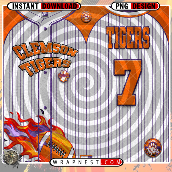 CLEMSON TEAM BUTTON-UP WRAP