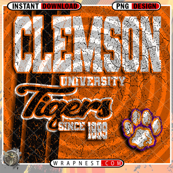 CLEMSON GRUNGE v2