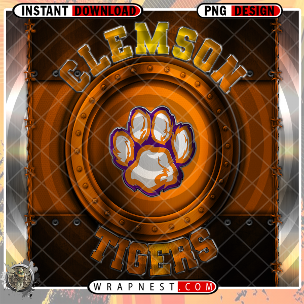 CLEMSON METAL WRAP