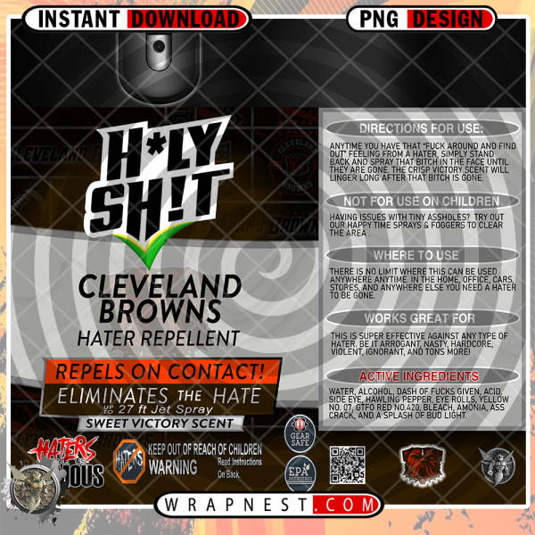 BROWNS HOLY SHIT WRAP