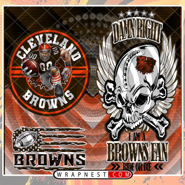 BROWNS SKULL WRAP