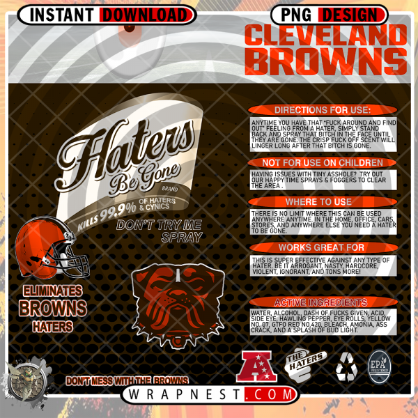 BROWNS HATERS BE GONE WRAP
