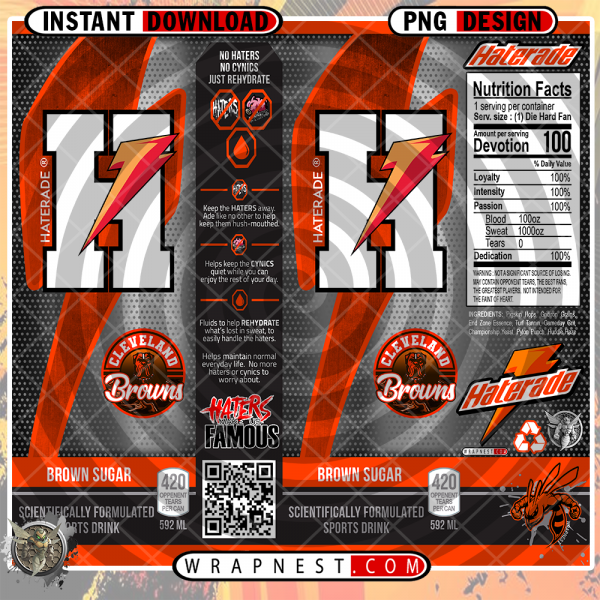 BROWNS HATERADE WRAP