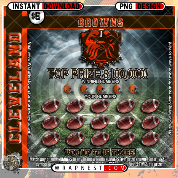 BROWNS SCRATCH OFF WRAP