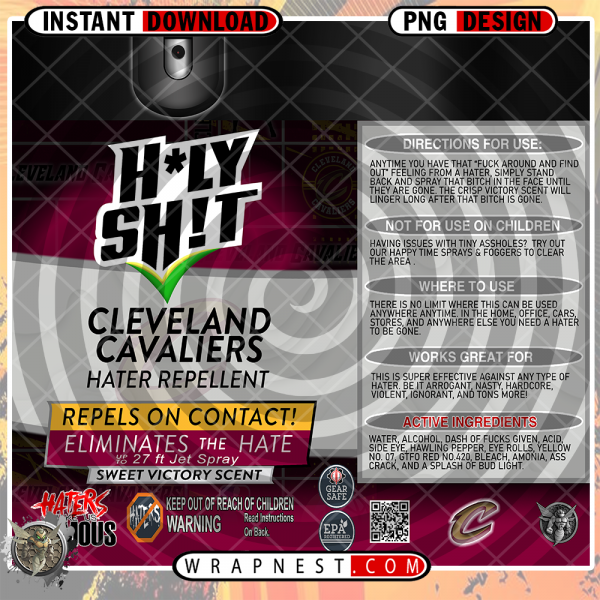 CAVALIERS HOLY SHIT WRAP